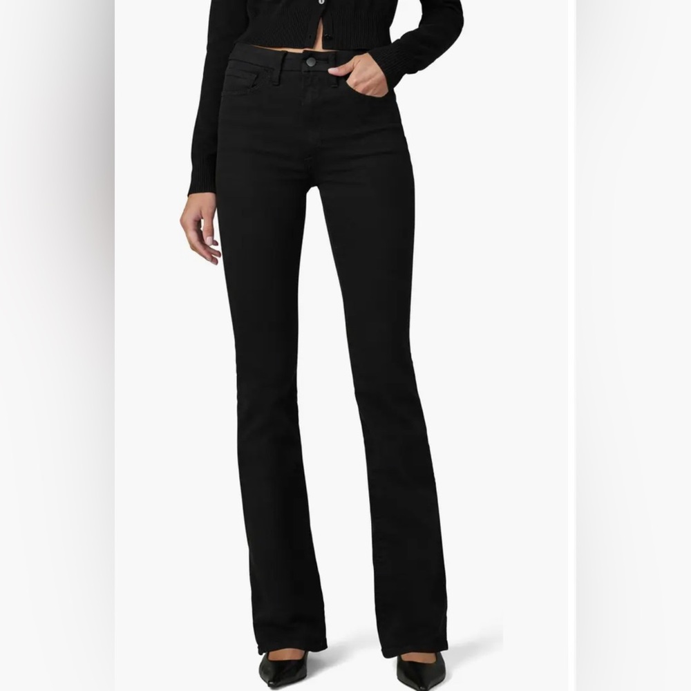 Joe’s Jeans Hi Honey Curvy Bootcut Jeans in Black size 28